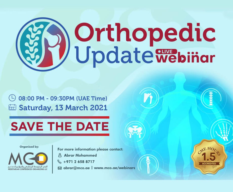 2nd Orthopedic Update Webinar Medetarian Conferences Organizing Abu