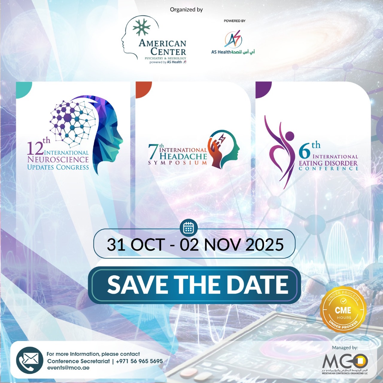 12th International Neuroscience Updates Congress, 7th International Headache Symposium, and 6th International Eating Disorder Conference